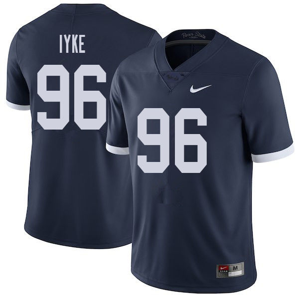 NCAA Nike Men's Penn State Nittany Lions Immanuel Iyke #96 College Football Authentic Throwback Navy Stitched Jersey KUG5098EL